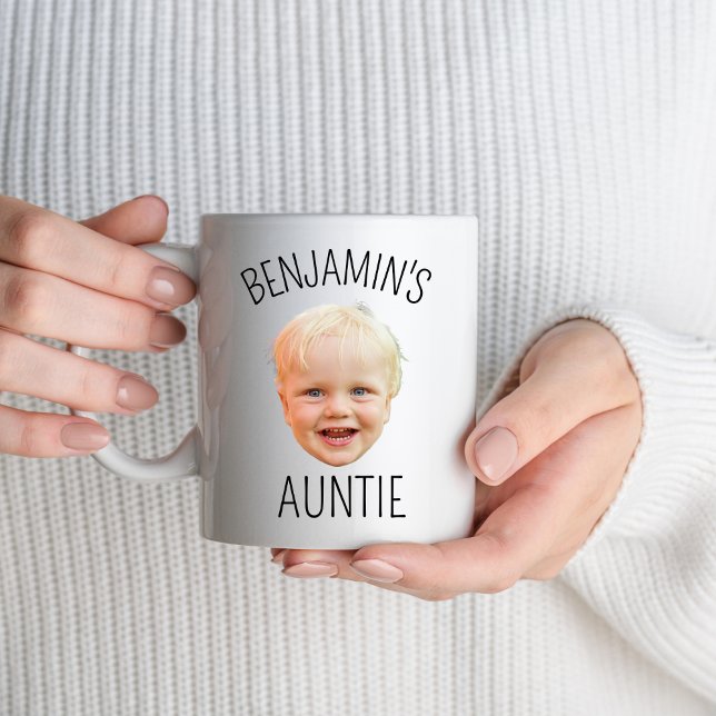 Mug Personnalisée Baby Face Photo de bébé fête d'anniv (Créateur téléchargé)
