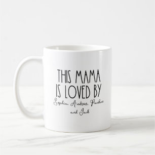 Mug Personnalisée Cette maman est aimée par la fête de