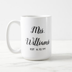Mug Personnalisée Mme Est Votre Date Présente pour la 