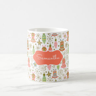 Mug personnalisée Motif Festive Bells