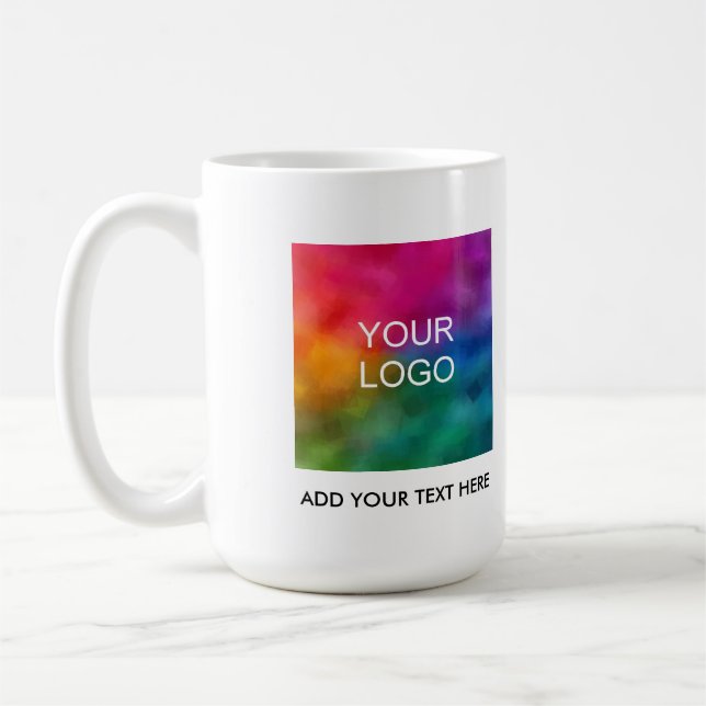 Mug Personnaliser Ajouter votre entreprise Logo Nom du (Gauche)