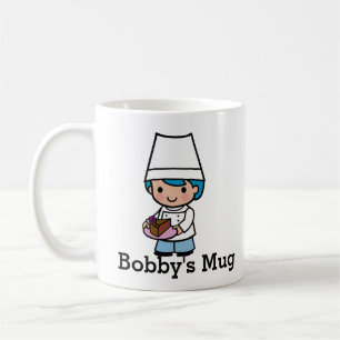 Mug Personnaliser Baker / Chef avec Gâteau au chocolat