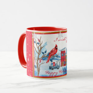 Mug Personnaliser Cardinale Et Paysage