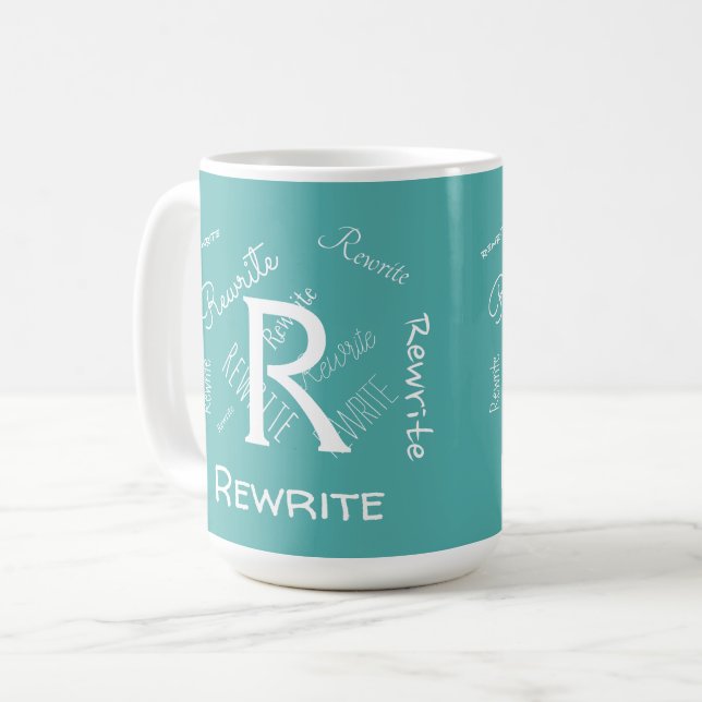 Mug Personnaliser ce modèle, MONOGRAM, FAMILLE, NOM, (Devant gauche)