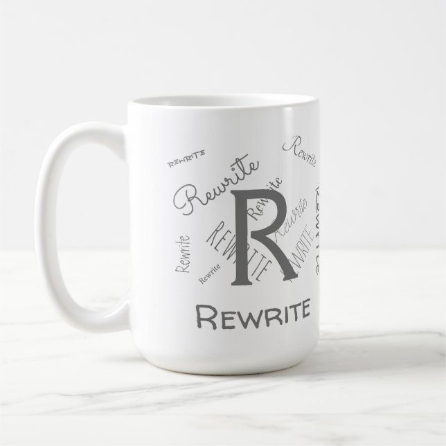 Mug Personnaliser ce modèle, MONOGRAM, FAMILLE, NOM, (Gauche)