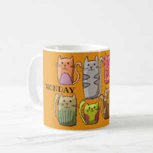 Mug Personnaliser chats colorés