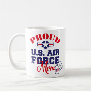 Mug Personnaliser Chien Tag U.S Air Force Maman