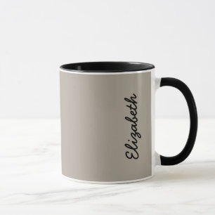 Mug Personnaliser de couleur grise