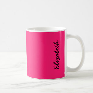 Mug Personnaliser de couleur solide rose épouvantable