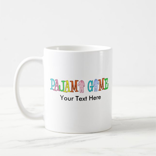Mug Personnaliser de jeu de pyjama il ! (Gauche)