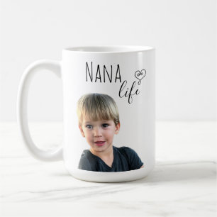 Mug Personnaliser de vie Nana Photo Grand-mère