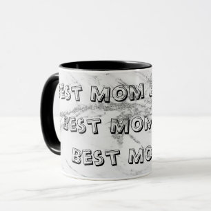 Mug Personnaliser en marbre de Parties scintillant d'a