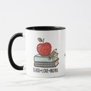 Mug Personnaliser Enseigner Amour Inspirer Cadeau Pour