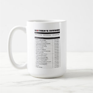 Mug Personnaliser Fête des Mères Facture personnalisée