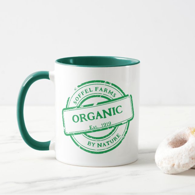 Mug Personnaliser Générique Légumes de ferme oeufs Pro (Avec donut)