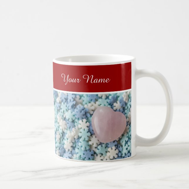 Mug Personnaliser Je t'aime avec les coeurs ! (Droite)