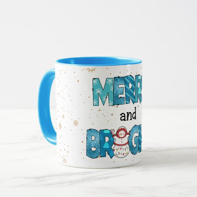 Mug Personnaliser Joyeuse Et Lumineuse (Devant gauche)