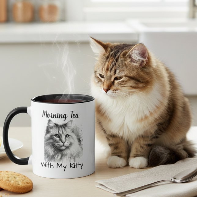 Mug Personnaliser la photo de dessin de Kitty (Créateur téléchargé)