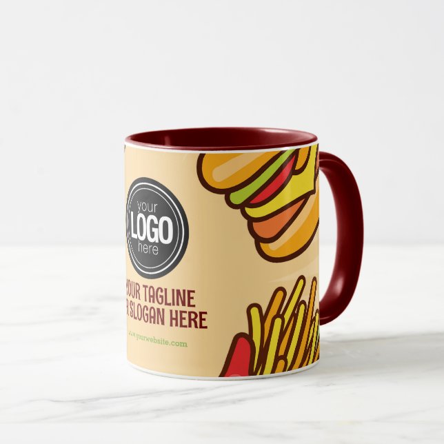 Mug Personnaliser le logo de l'entreprise | Thème Hotd (Devant droit)