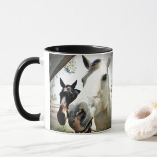Mug Personnaliser - Les mignons amis du cheval