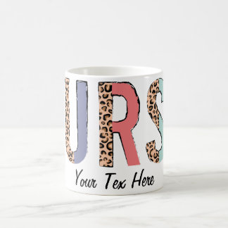 Mug Personnaliser l'infirmière de texte