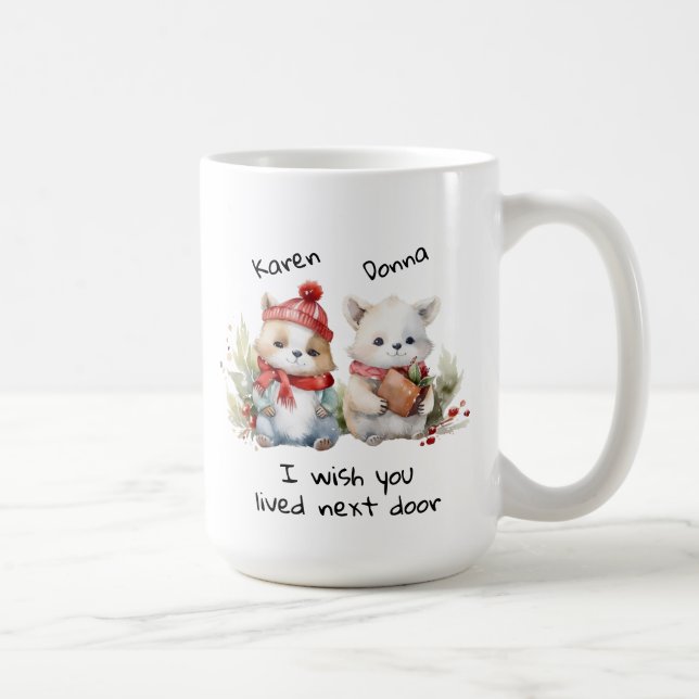 Mug Personnaliser Meilleurs Amis Je Souhaite Que Vous  (Droite)
