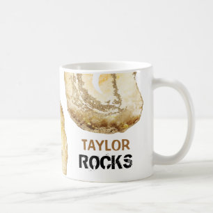 Mug *~* Personnaliser NOM ROCKS Parties scintillant or