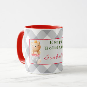 Mug Personnaliser Panda et Ours Texte et nom