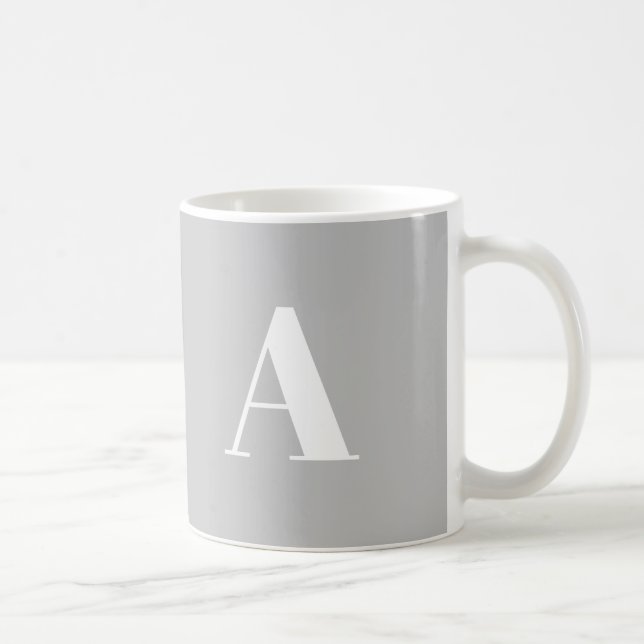 Mug Personnaliser, personnaliser Alphabet lettre initi (Droite)