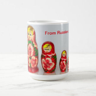 Mug Personnaliser Russe Matryoshka empilage poupées
