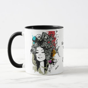 Mug Personnaliser une femme forte et habilitée