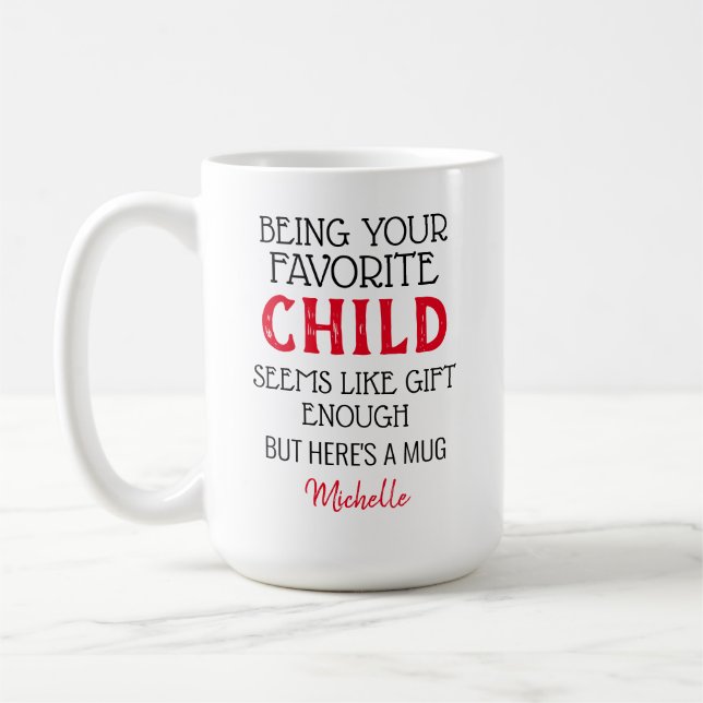 Mug Personnaliser votre enfant préféré (Gauche)