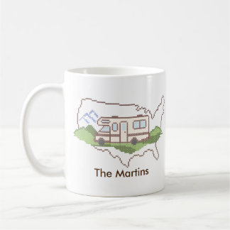 Mug Personnaliser Votre Voyage Sur Route USA Coffee Mu