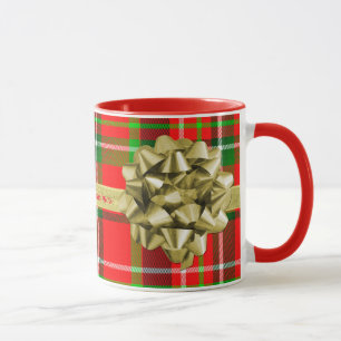 Mug Personnalisez : Cadeau de Noël et rubans de tarta