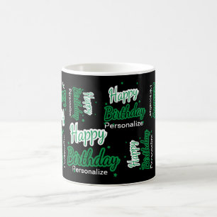 Mug Personnalisez Joyeux Anniversaire - Vert
