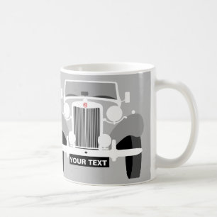 MUG PERSONNALISEZ LA VOITURE DE SPORT VINTAGE DE MG TD