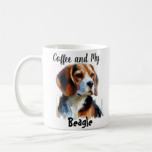 Mug Personnalisez le café et mon plat Beagle
