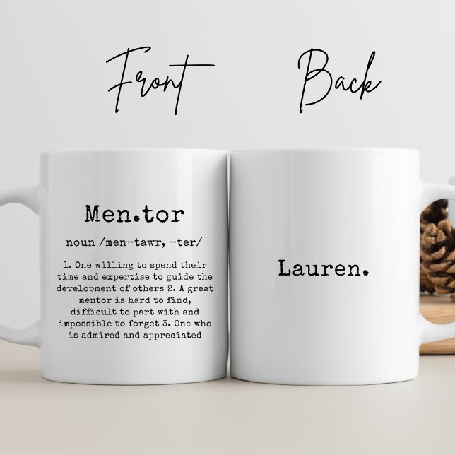 Mug Personnalisez le meilleur mentor jamais cadeau Mer (Créateur téléchargé)