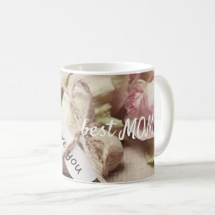 Mug Personnalisez les roses roses roses avec un design