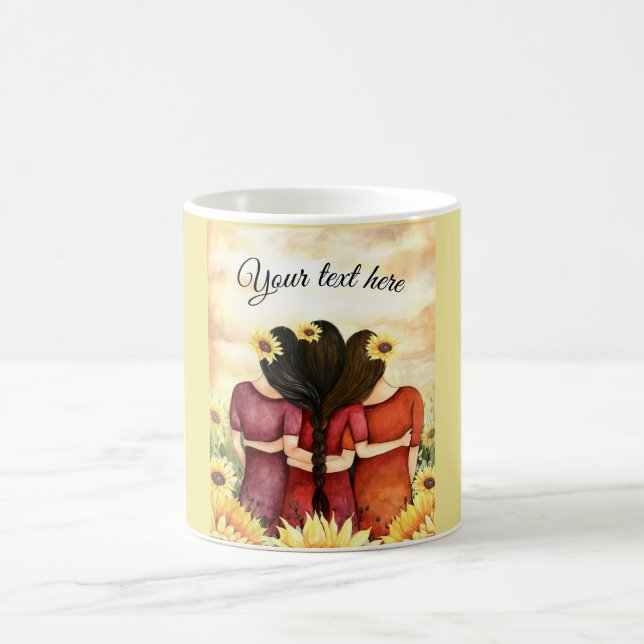 Mug Personnalisez les soeurs de meilleurs amis du (Centre)