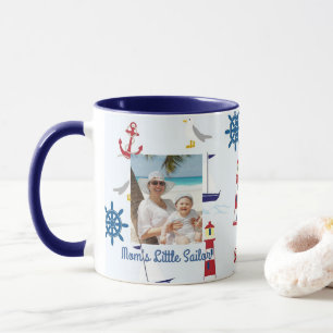 Mug Personnalisez Maman du petit marin Nautilus