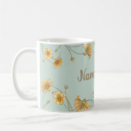 Mug Personnalisez Personnalisez Floral Coffee Tea Cup 