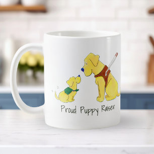 Mug Personnalisez un guide canin mignon et un chiot en
