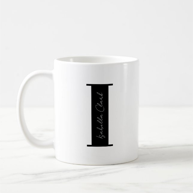Mug Personnalisez votre nom Commencez par la lettre I (Gauche)
