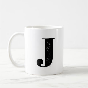 Mug Personnalisez votre nom Commencez par la lettre J