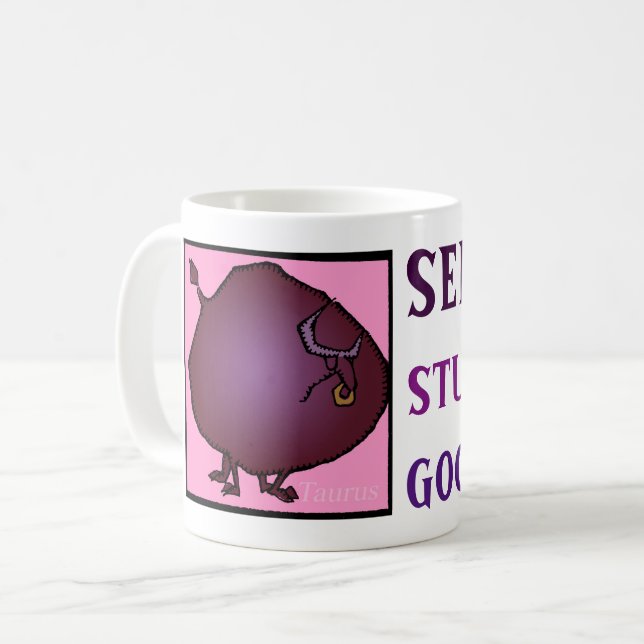 Mug Personnalité du signe Zodiaque personnalisable Tau (Devant gauche)