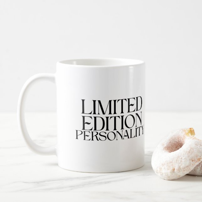 Mug Personnalité Édition Limitée Typographie Sarcastiq (Avec donut)
