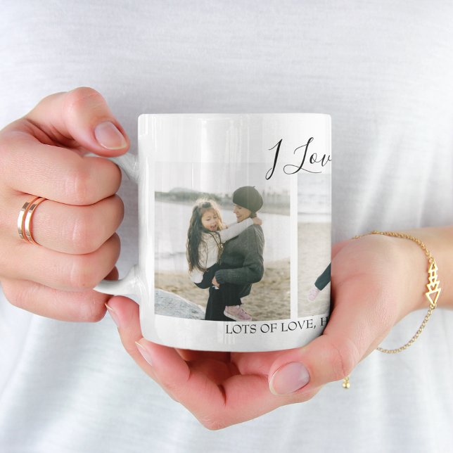Mug Personnalité moderne Je t'aime maman | 3 Photo (Créateur téléchargé)