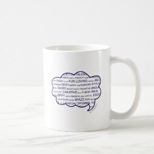 Mug Personnalité Tag Cloud