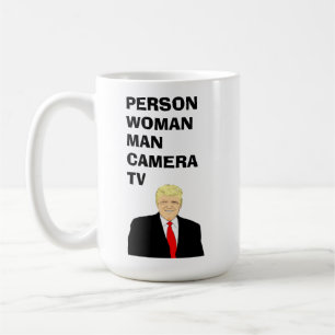 Mug Personne Femme Homme Camera TV Drôle Trump